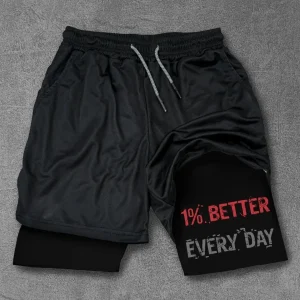 1% better every day Performance Shorts