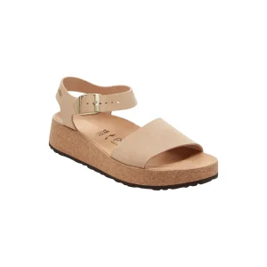 Sandal Birkenstock Glenda LENB, Smal läst - Beige Dam