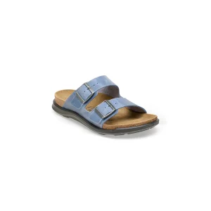 Sandal Birkenstock Arizona Crosstown, LEOI, Normal läst - Blå Dam