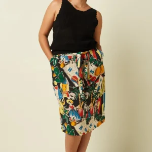 Lola Button Skirt Tropez