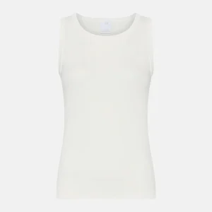 Anja bambu linne - vit