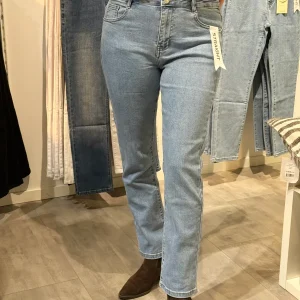 Straight jeans- ljusblå