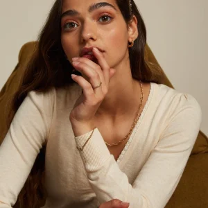 Cardigan cocoon v-neck