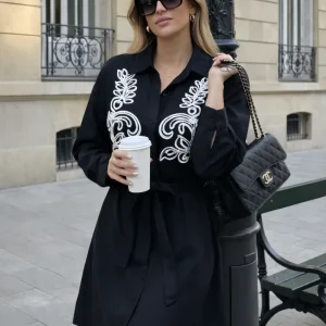 Skjortklänning Jane svart