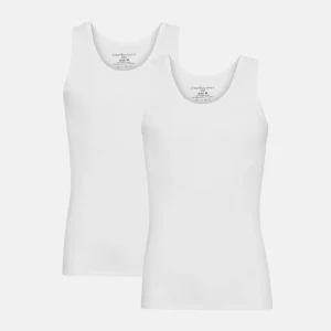 Stef bambu linne - vit 2-pack