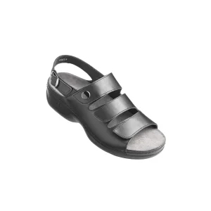 Sandal Embla 1829 Ergoflex - Svart Dam