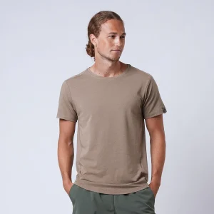 Flex bamboo t-shirt Dark khaki