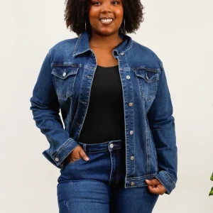 Jeansjacka klassisk blå