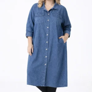 Skjortklänning Lisa blå