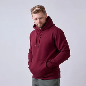 Core hoodie Men Dark red