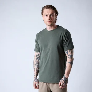 Bamboo t-shirt Men Moss green