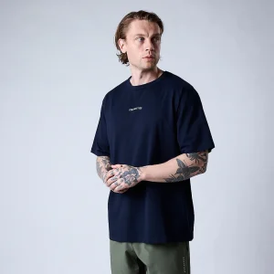 Core relaxed t-shirt print Men Navy