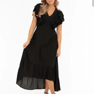 EMPIRE DRESS BLACK