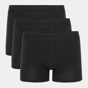 3 par bambukalsonger i svart