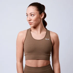Victory seamless sports bra Stone