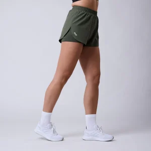 Ultra 2 in 1 shorts Moss green