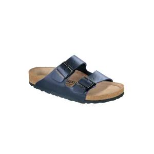 Sandal Birkenstock Arizona SFB, Birko-Flor, Smal läst - Blå Unisex