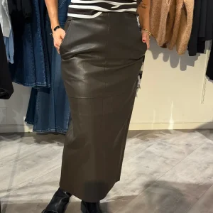 CC Gitt floor skirt - brown