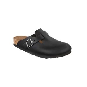 Toffel Birkenstock Boston LEOI, Smal läst - Svart Unisex