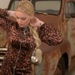 rebell leopard Wild Grace klänning