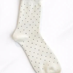 Strumpor med prick offwhite