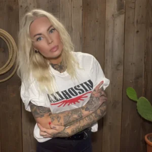 Vardhalla tshirt sundown vit unisex