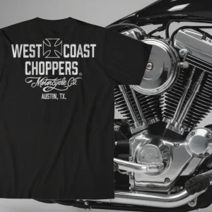 WCC Motorcycle t-shirt black/white