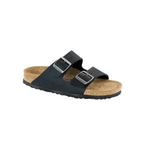 Sandal Birkenstock Arizona SFB, LEOI, Smal läst - Svart Unisex