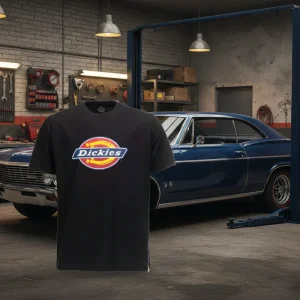 Dickies tshirt svart bas horseshoe barn