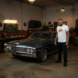 Dickies tshirt vit bas horseshoe unisex