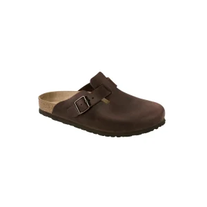 Toffel Birkenstock Boston LEOI, Normal läst - Mörkbrun Unisex