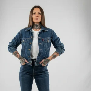 Junk jeansjacka Lee blå s dam