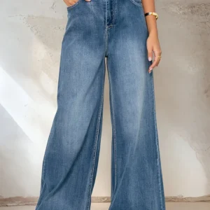 Jeans wide straight leg