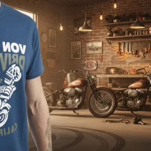 Von Dutch Drive t-shirt blue/white