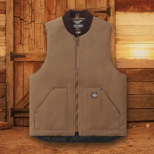 WCC Heavy Duty Work vest frontier brown