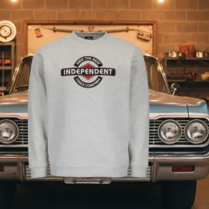 Independent Tjocktröja grå Rtb bar    unisex