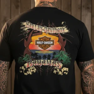 Harley Davidson  tshirt svart unisex XL