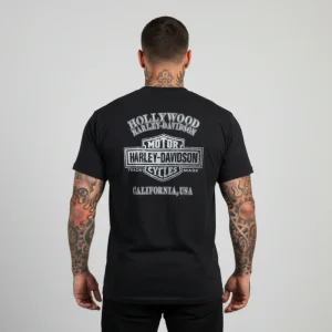 Harley Davidson motorcykel  tshirt svart xl  unisex