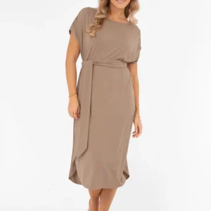 ELLERY DRESS TAUPE