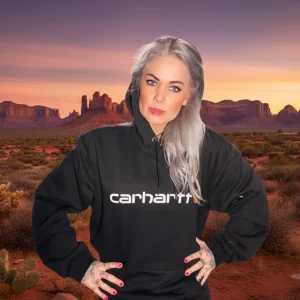 CARHARTT SIGNATURE LOGO HOODED tjocktröja  SWEATSHIRT