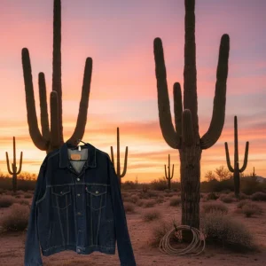 Vintage jeansjacka Levi’s blå Xxl