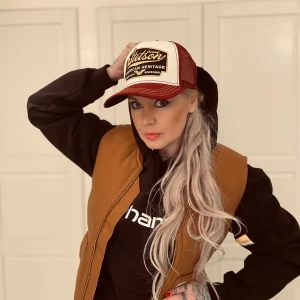 carhartt fodrad väst brown duck