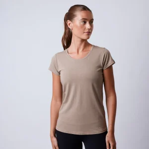 Flex ws bamboo t-shirt Dark khaki