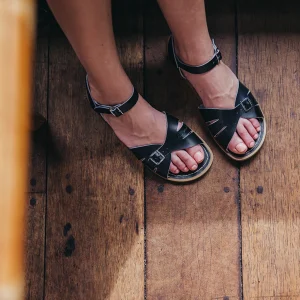 Salt-Water Sandals Classic svart sandal