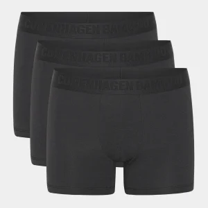 3-pack svarta bambutrosor