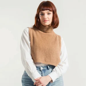 Rifò Gastone fuskpolo i återvunnen kashmir Kamel Sughero