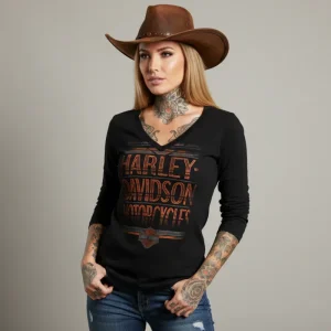 Harley  Davidson  tröja   svart  dam small