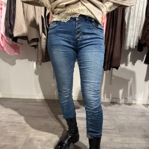 Mirakeljeans - mörkblå