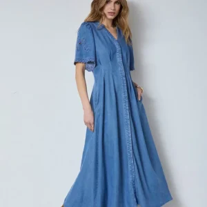 CC Tillycc Emb Pleat Dress