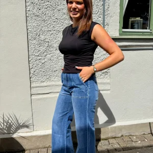Jeans vida med stjärna